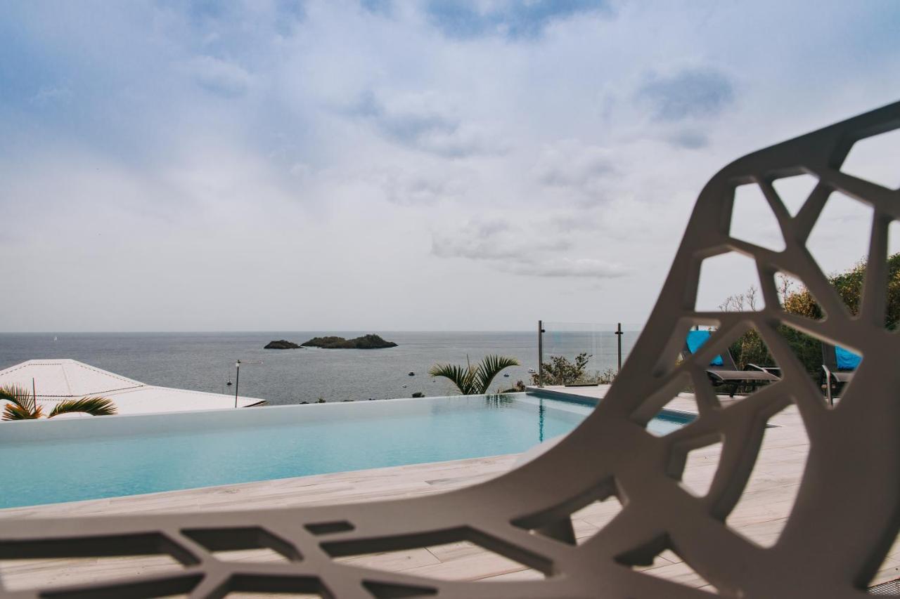 Sunset Palm - Villa Creole Avec Piscine Face Au Coucher De Soleil Et A La Reserve Cousteau Bouillante Exterior foto