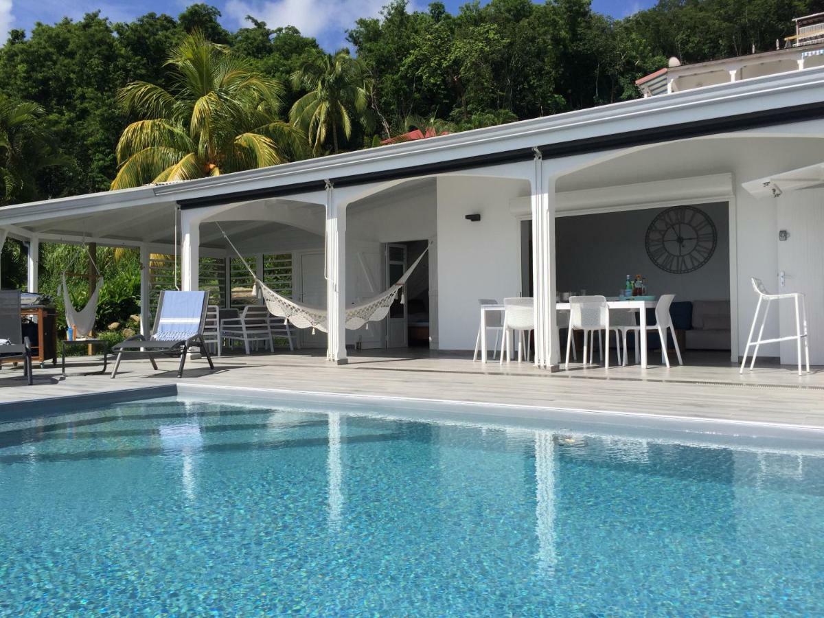 Sunset Palm - Villa Creole Avec Piscine Face Au Coucher De Soleil Et A La Reserve Cousteau Bouillante Exterior foto